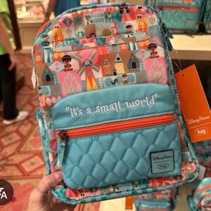 Disney Parks LUG Exclusive It's A Small World Attraction Mini Backpack 2025 New